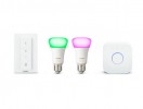 Philips Hue White Color Ambiance E27 2er Starter Set Dimmschalter Bridge ZigBee