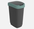 ROTHO Abfalleimer 50L Twist Swingeimer M�lleimer M�llbeh�lter Abfallsammler Bin