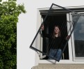 Fliegengitter Fenster Teleskop Alu ohne S�gen & Bohren max110x140 Insektenschutz