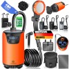 KESSER� Campingdusche Outdoor Dusche mit Akku Pumpe Brause 20L Beh�lter Halter