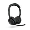 JABRA Evolve2 55 Link 380/390c MS Stereo Headset Schwarz Bluetooth USB-C On-Ear