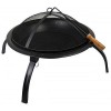 Activa Feuerschale Capri Feuerstelle fr den Garten Funkenschutz Feuerkorb 58cm