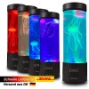 🌈 9 LED Quallen Aquarium Lava Lampe Stimmung- Fantasy- Nachtlicht Farbewechsel