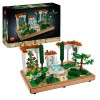 LEGO Icons 10359 Springbrunnengarten Bausatz, Mehrfarbig
