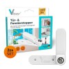 Vlippy T�r- & Fensterstopper 2 St�ck – Sicher l�ften, kleben statt bohren