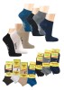 3 Paar Bambus  Viskose Sneaker Socken f�r Damen Herren Gr��en 35-54 Unisex