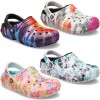 Crocs Classic Lined Tie Dye Clog Damen & Herren Pantoffeln Geftterte Sandalen