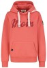Sublevel Damen Hoodie Kapuzenpullover mit K�stenprint Kapuze K�ngurutaschen