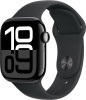 Apple Watch Series 10 GPS LTE 46mm Smartwatch Diamantschwarz Sportband MWY43QF/A