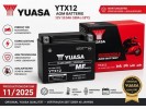 Yuasa YTX12-BS  51012 Motorradbatterie gef�llt und geladen VRLA / AGM 51012