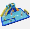 H�pfburg mit Wasserrutsche Aufblasbare Springburg Spielpool Wasserpark