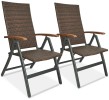 Gartenstuhl Hochlehner St�hle Rattan Klappstuhl Faltstuhl Campingstuhl Garten