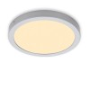 LED Bad Deckenleuchte Rund Deckenlampe IP44 Flach 21W Warmwei 30cm Chrom Matt