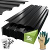 GARMIO� Profilblech Dachplatten Trapezblech Dachblech Platten Metall Dach SET