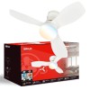Deckenventilator mit Beleuchtung Fernbedienung Ventilator mit Licht Dimmbar CCT