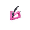 Novus Handtacker J-13 pink worker Klammergert Tackerklammer Hefter Polster