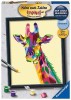 Malen nach Zahlen Ravensburger 28926 Bunte Giraffe DIY 24 x 30 cm Unlackiert NEU