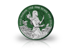 Maid Marian Myths & Legends 1 oz Silber 2022 Grobritannien mit grnem Farbmotiv