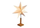 Tischlampe Weihnachtsstern, Tischleuchte Papierstern Deko Stern