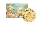 Goldm�nze "Easter Chick" 999/1000 Gold in Coincard