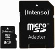 Intenso Micro SDHC Karte 8GB Speicherkarte Class 10 bulk