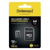 Intenso Micro SDXC Karte 64GB Speicherkarte UHS-I Performance 90MB/s Class 10