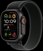 Apple Watch Ultra 2 2024 LTE Schwarz Titan 49mm Trail Loop Schwarz M/L MX4V3