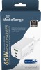 Mediarange Ladegert Power Adapter 65 Watt GaN 1x USB-A + 2x USB-C 2 Gerte wei
