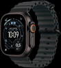 Apple Watch Ultra 3 Titanium Black Ocean Band Black MF0J4 Smartwatch