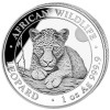 Somalia 1 oz Silber 9999 African Wildlife 2025 Leopard Silbermnze ST / BU