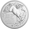 Australien 1 $ 2026 Lunar Year of the Horse 1  Oz Silber 9999  RAM  ST / BU