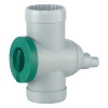 Fallrohr Regensammler INOX mit �berlaufstopp 68 - 100 mm grau Edelstahl Filter