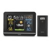 Hama Funk-Wetterstation Au�ensensor Hygrometer Farbdisplay Uhr Wettervorhersage