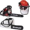 Einhell Benzin-Kettens�ge GC-PC 1435 I TC, Forstschutzhelm, Tasche, Mischflasche