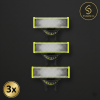 3x 360 Grad Ersatzklingen kompatibel mit Philips OneBlade QP2520/QP2530/QP2630