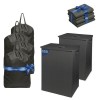 Pfandflaschen Sammelbeh�lter 100L Dunkelgrau Flaschensammler Lefeld 2er Set