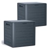 2x Prosperplast Auflagenbox Kissenbox 140L Kiste Gartentruhe Kunststoff B-Ware