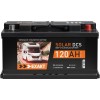Solarbatterie 120Ah 12V EXAKT DCS Wohnmobil Batterie Bootsbatterie Solar 100Ah