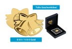 Goldm�nze Motiv "Hochzeitsglocken" 999/1000 Gold Geschenk