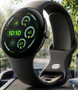 Google Pixel Watch 3 45 mm Wi-Fi Active Band Obsidian Matte Black Case NEU + OVP