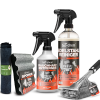 bio-chem Grillreiniger Set 5-tlg – Reiniger, Edelstahlpflege, Grillbrste & Tuch