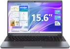 SGIN Laptop 15.6 Zoll 12GB DDR  RAM 512GB SSD Typ-C WiFi up to 2.5GHz Silber