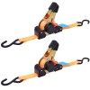 2x Automatik Zurrgurt 3m Automatischer Spanngurt aufrollend Ratschengurt Gurt