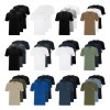 3er Pack BOSS Herren Classic T-Shirts kurzarm Shirts Pure Cotton C-Neck V-Neck