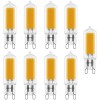 10 x Osram LED Glas Stiftsockellampe 2,8W = 30W G9 COB klar 300lm warmwei 2700K