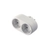 Doppelstecker Mehrfachstecker Duo Stecker 2-fach Multistecker Horizontal Neu