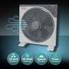 EAXUS Boden-Tischventilator |  30cm Raumlfter 40W Oszillierend 3 Stufen