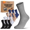 Premium Diabetiker Socken ohne Gummi Herren Damen 97% Baumwolle ohne Naht