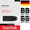 SanDisk Ultra USB Stick 32GB 64GB 128GB 256GB USB-A 3.0 Flash Drive