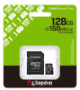 Micro SD Speicherkarte 128GB Kingston CLASS 10 UHS-I Canvas  150 MB,  SD Adapter
